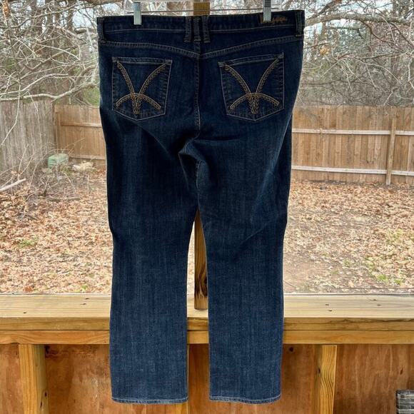 KUT From The Kloth Women's Straight Leg Medium Wash Jeans Size 16 - Picture 2 of 10